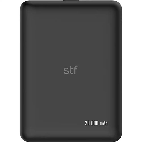 Foto de Cargador Portatil Stf Bateria Usb-A/Usb-C 20000 MAH Negro 