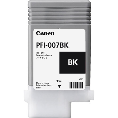 Foto de Cartucho para plotter Canon PFI-007BK negro 