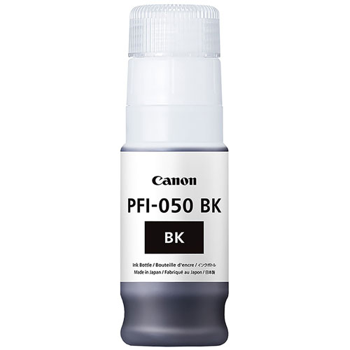 Foto de Botella de tinta para plotter Canon PFI-050BK negro 70ml 