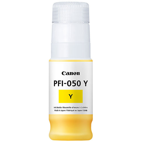 Foto de Botella de tinta para plotter Canon PFI-050Y amarillo 70ml 