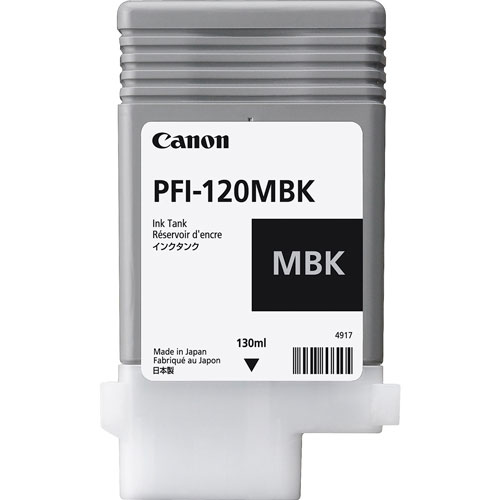 Foto de Cartucho para plotter Canon PFI-120 negro mate con 130ml 