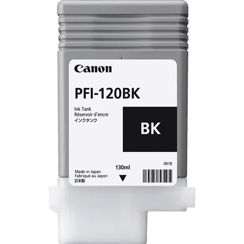 Foto de Cartucho para plotter Canon PFI-120 negro con 130ml 