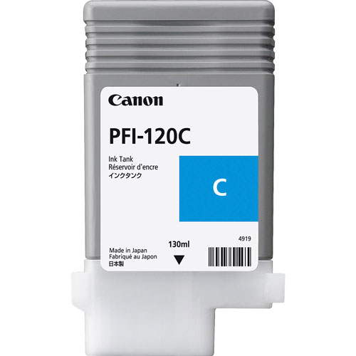 Foto de Cartucho para plotter Canon PFI-120 cyan con 130ml 