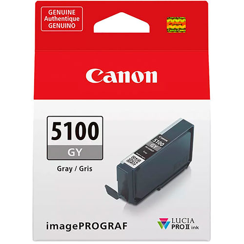 Foto de Cartucho Inkjet Canon Pfi-5100 Pro-310 Gris 