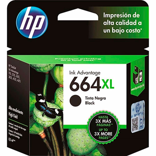 miércoles Mejor exageración CARTUCHO INKJET HP 664XL NEGRO / Mod. F6V31AL | HP | Tecnología | Cartuchos  | lumen.com.mx