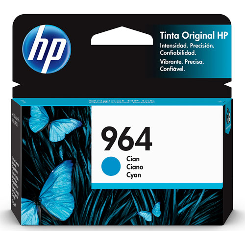 Foto de CARTUCHO DE TINTA HP 964 CIAN ORIGINAL (3JA50AL) 