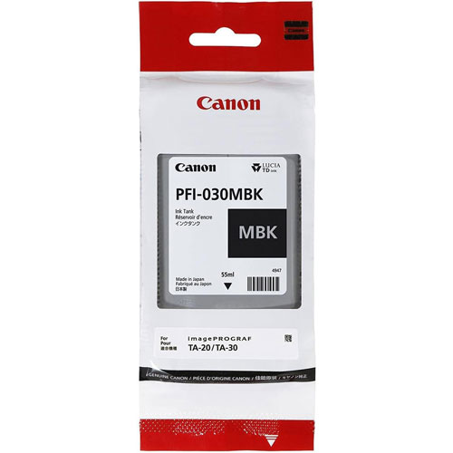 Foto de Cartucho Inkjet Negro Mate Canon PFI-030Mbk 