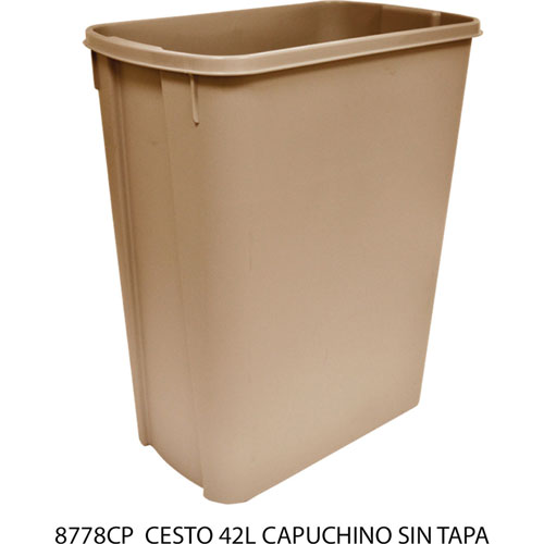 Foto de CESTO CON CAPACIDAD DE 42 LITROS / 11.11 GALONES SIN TAPA 