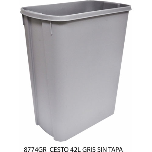 Foto de CESTO CON CAPACIDAD DE 42 LITROS / 11.11 GALONES SIN TAPA 