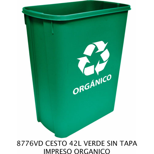 Foto de CESTO CON CAPACIDAD DE 42 LITROS / 11.11 GALONES SIN TAPA 