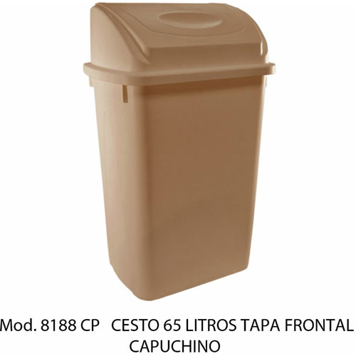 Foto de CESTO CON CAPACIDAD DE 65 LITROS / 17.19 GALONES CON BALANCÍN 