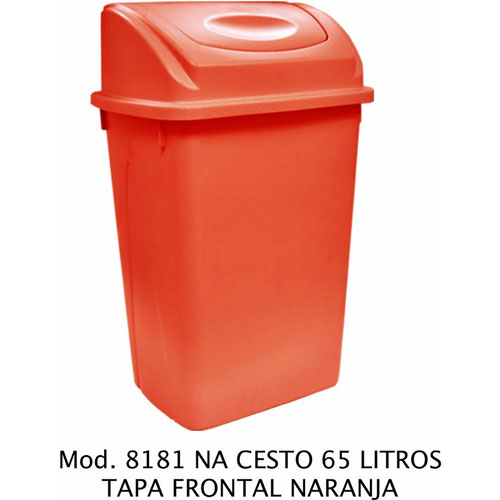 Foto de CESTO CON CAPACIDAD DE 65 LITROS / 17.19 GALONES CON BALANCÍN 