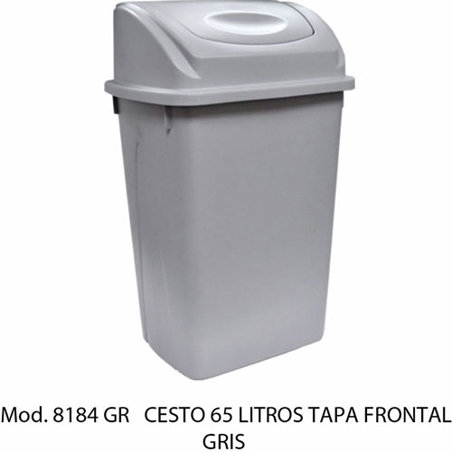 Foto de CESTO CON CAPACIDAD DE 65 LITROS / 17.19 GALONES CON BALANCÍN 