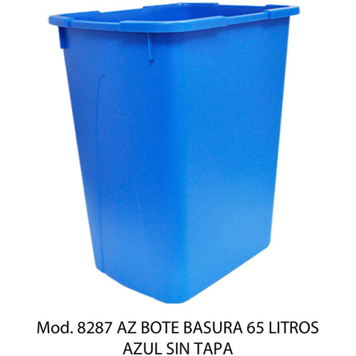Foto de CESTO CON CAPACIDAD DE 65 LITROS / 17.19 GALONES SIN TAPA 