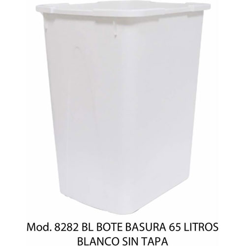 Foto de CESTO CON CAPACIDAD DE 65 LITROS / 17.19 GALONES SIN TAPA 