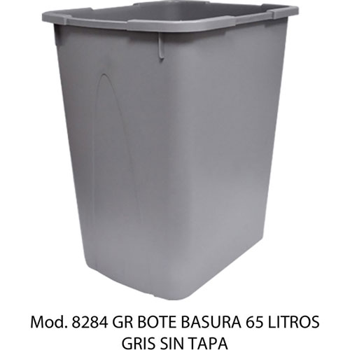 Foto de CESTO CON CAPACIDAD DE 65 LITROS / 17.19 GALONES SIN TAPA 