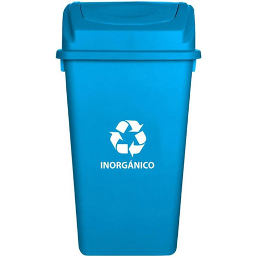 Foto de Cesto Con Capacidad De 80 Litros / 21.16 Galones Con Balancín Con Impresión 