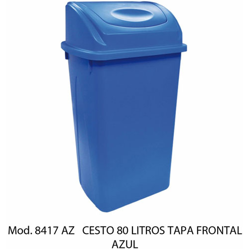 Foto de CESTO CON CAPACIDAD DE 80 LITROS / 21.16 GALONES CON BALANCÍN 