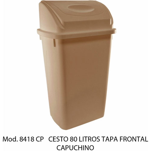 Foto de CESTO CON CAPACIDAD DE 80 LITROS / 21.16 GALONES CON BALANCÍN 