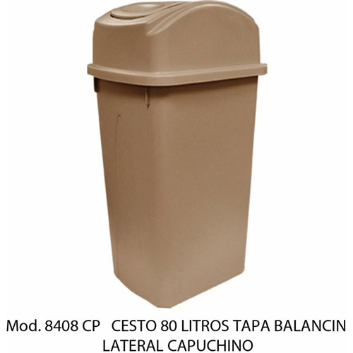 Foto de CESTO CON CAPACIDAD DE 80 LITROS / 21.16 GALONES CON BALANCÍN 