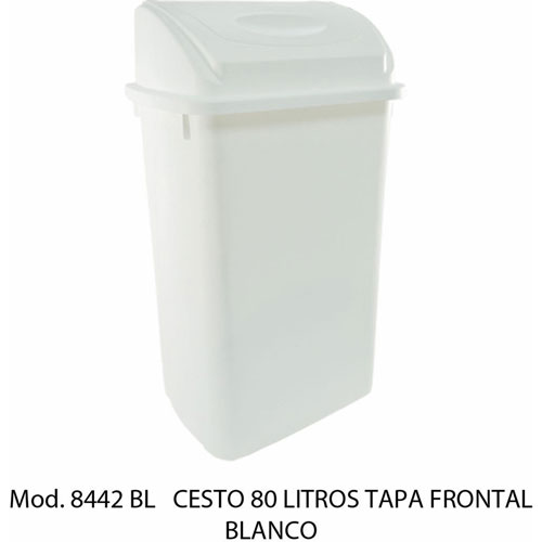 Foto de CESTO CON CAPACIDAD DE 80 LITROS / 21.16 GALONES CON BALANCÍN 