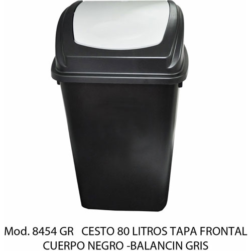 Foto de CESTO CON CAPACIDAD DE 80 LITROS / 21.16 GALONES CON BALANCÍN 