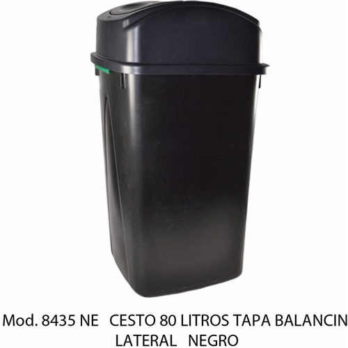 Foto de CESTO CON CAPACIDAD DE 80 LITROS / 21.16 GALONES CON BALANCÍN 