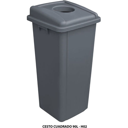 Foto de Cesto Cuadrado Con Capacidad De 90L 