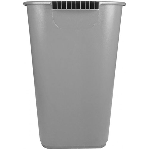 Foto de CESTO DE BASURA JUMBO RECTANGULAR, SIN ASAS.CAPACIDAD 26 L / 6.87 GAL. CON IMPRESIÓN 