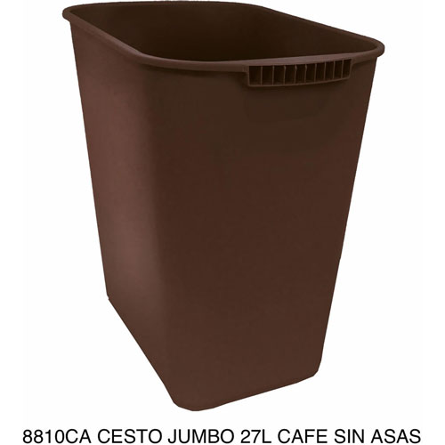 Foto de Cesto De Basura Jumbo Rectangular Sin Asas.Capacidad 26 L / 6.87 Gal. 