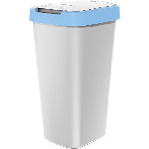 Foto de Cesto para basura Prospeplast Compacta Q 25L gris/azul 