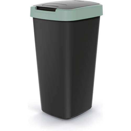 Foto de Cesto para basura Prospeplast Compacta Q 25L negro/verde 