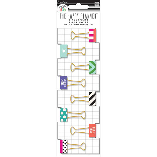 Foto de Clips The Happy Planner Priority Varios Colores Paquete Con 8  