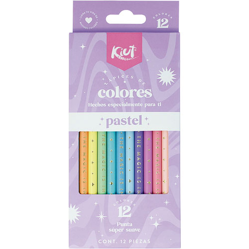 Foto de Colores Norma Kiut Pastel Con 12 Piezas 