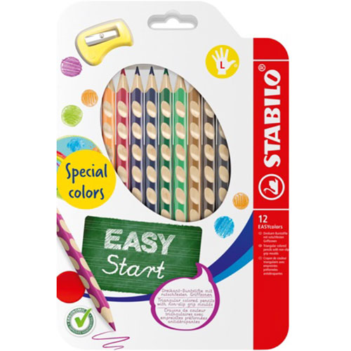 Foto de Colores Stabilo Easy Zurdos Con 12 Piezas Surtidos 