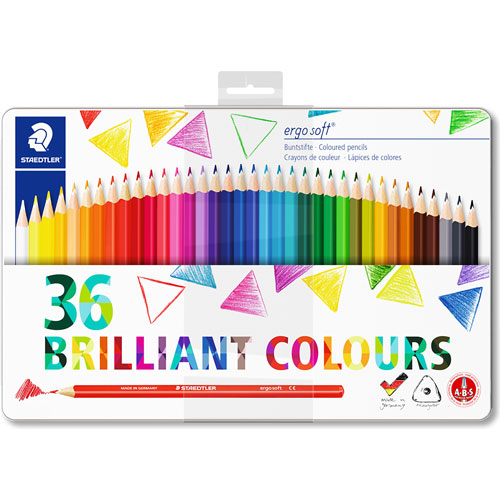 Foto de Colores Triangular Staedtler 157M36 Con 36 piezas 