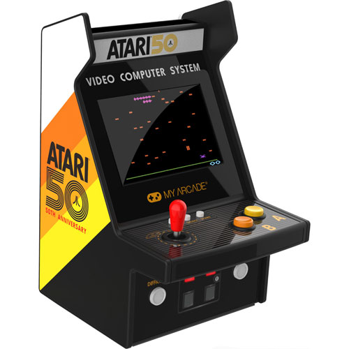 Foto de Consola MY ARCADE Mini Atari con 100 Juegos Negra 