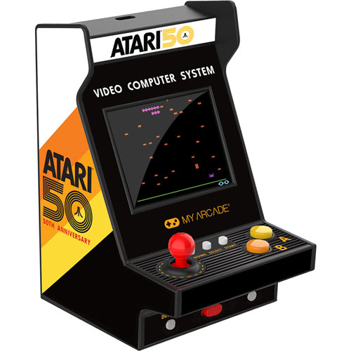 Foto de Consola MY ARCADE Mini Atari con 75 Juegos Azul 