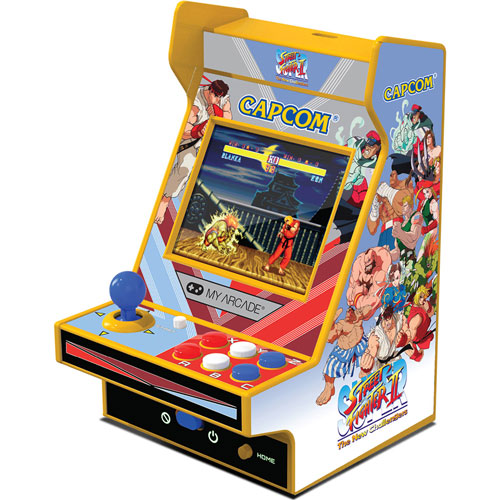 Foto de Consola MY ARCADE Street Fighter con 2 Juegos Amarilla 