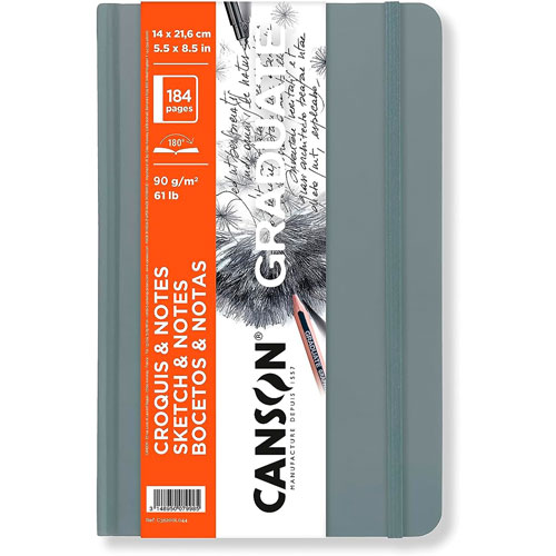 Foto de Cuaderno Canson Graduate Sketch 14 X 21.6 Cm De 90Gr Con 92 Hojas 