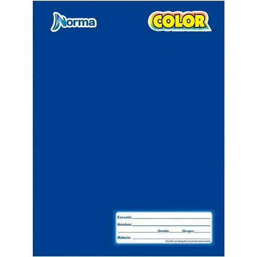 Foto de Cuaderno College Cosido Cuadro Chico Norma Color 360 100 Hojas 
