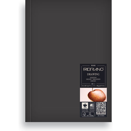 Foto de Cuaderno Fabriano Drawing Book 160G tamaño A4 blanco 60 hojas 