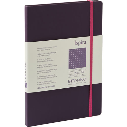 Foto de Cuaderno Arte A5 Puntos Morado PTA-GSA 85G 96 Hojas Ispira Pocket 