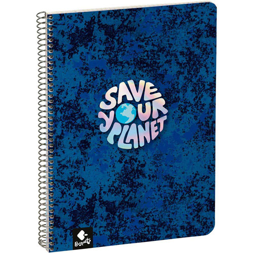 Foto de CUADERNO FORMA FRANCESA BUSQUETS SAVE PLANET CUADRO CHICO 80 HOJAS 
