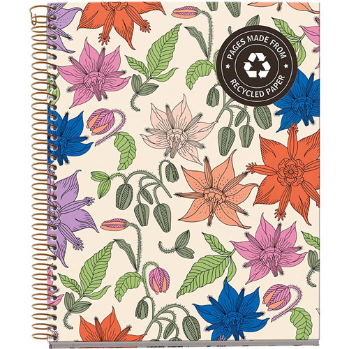 Foto de CUADERNO FORMA FRANCESA MIQUELRIUS VINTAGE LILY DB CUADRO CHICO 120 HOJAS 