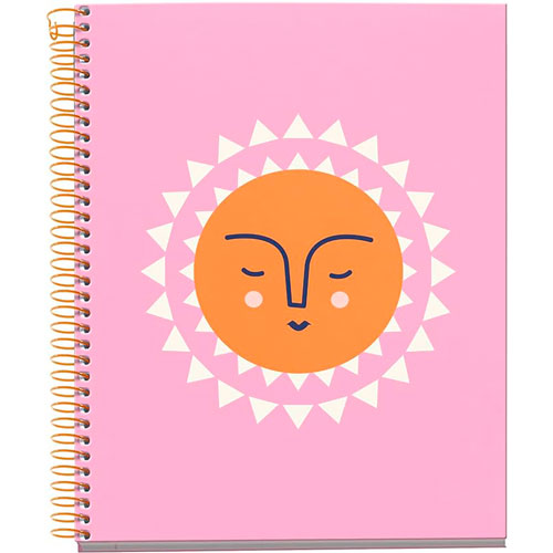 Foto de Cuaderno forma francesa MQR Joy Sun pasta dura raya 120 hojas 