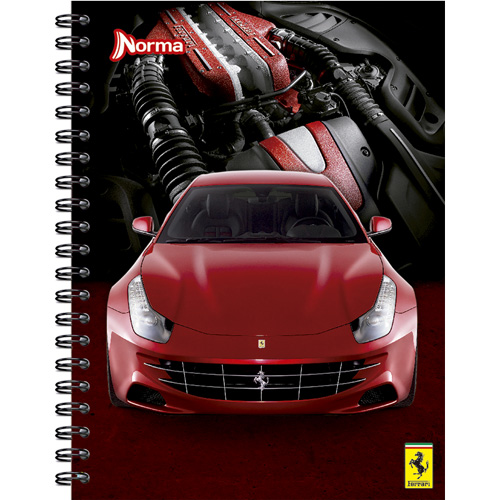 Foto de CUADERNO NORMA FORMA FRANCESA FERRARI CUADRO GRANDE 100 HOJAS 
