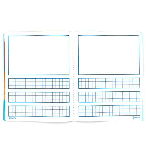 Foto de Cuaderno Preescolar Norma Rayitas 10Mm 72 Hojas 