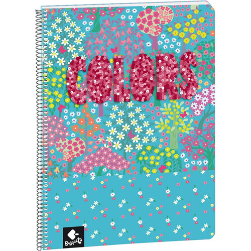 Foto de CUADERNO PROFESIONAL BUSQUETS COLORS CUADRO CHICO 80 HOJAS 