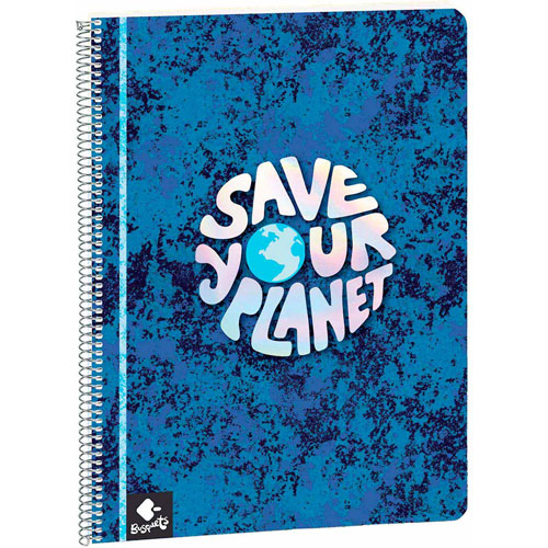 Foto de CUADERNO PROFESIONAL BUSQUETS SAVE PLANET RAYA 80 HOJAS 